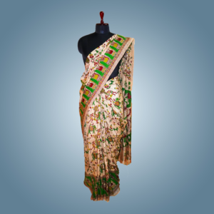 Nature Inspired Kalamkari Silk Saree