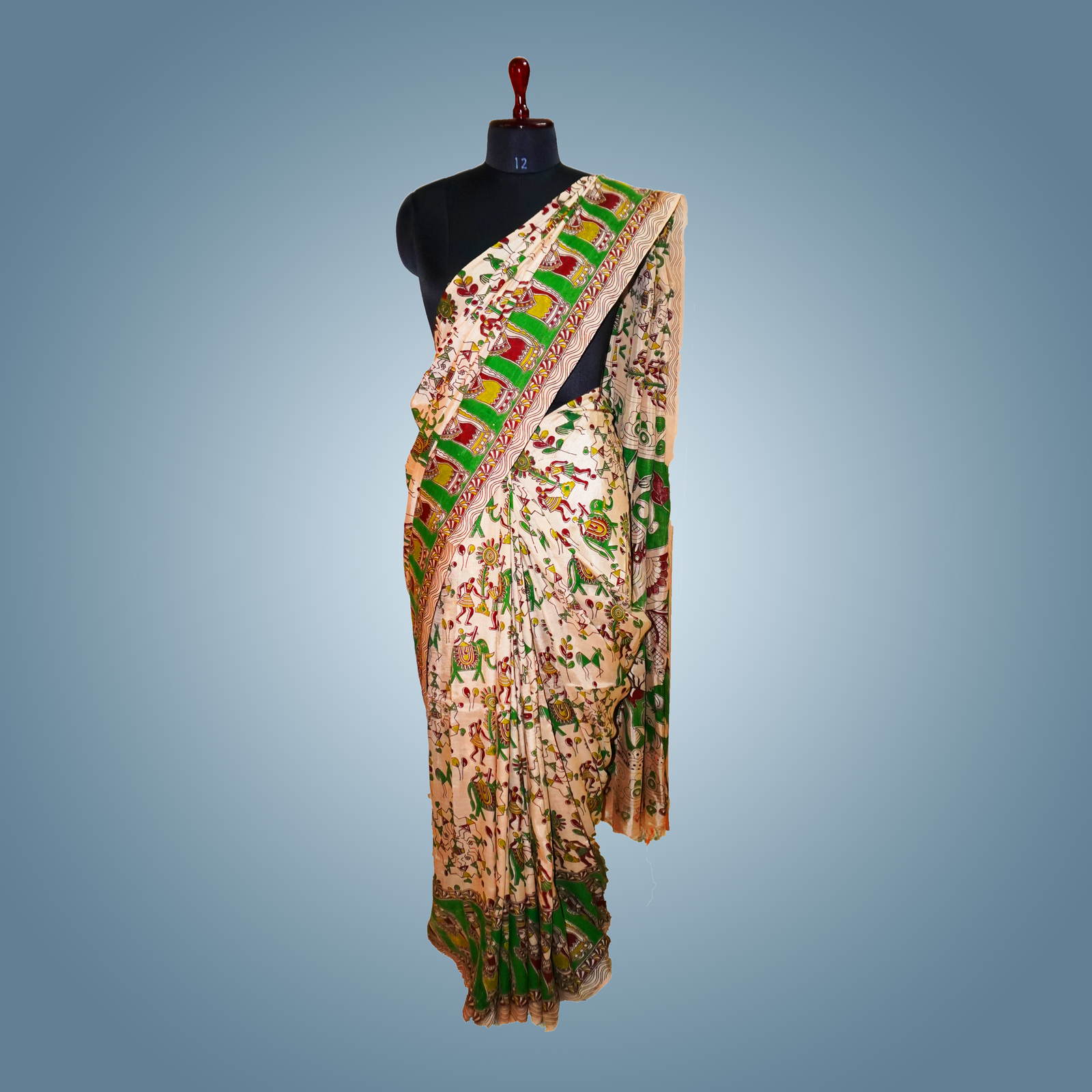 Nature Inspired Kalamkari Silk Saree