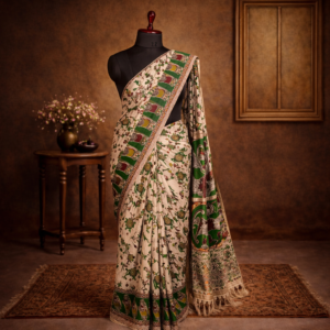 Silk Kalamkari Print