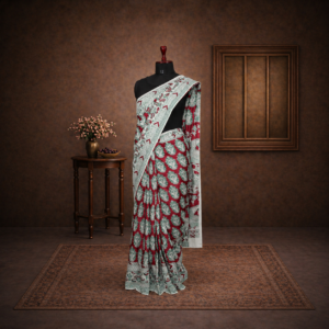 Silk Handblock Print