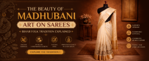 Madhubani Art on Sarees – Bihar Folk Tradition Explained | Vasanam India