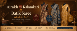 Ajrakh vs Kalamkari vs Batik Saree — Which to Buy? | Vasanam India