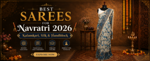 Best Sarees for Navratri 2026 | Kalamkari, Silk & Handblock | Vasanam India